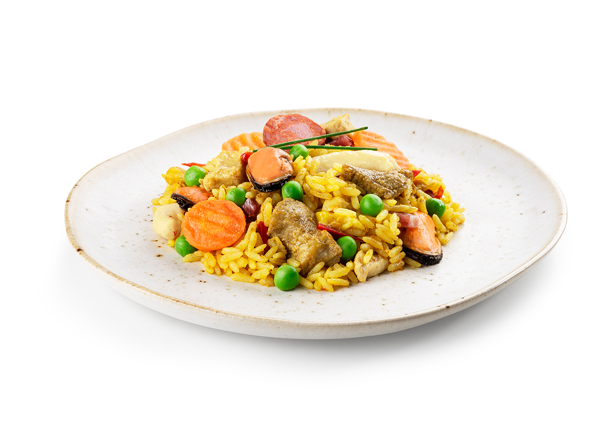 Food in a plate